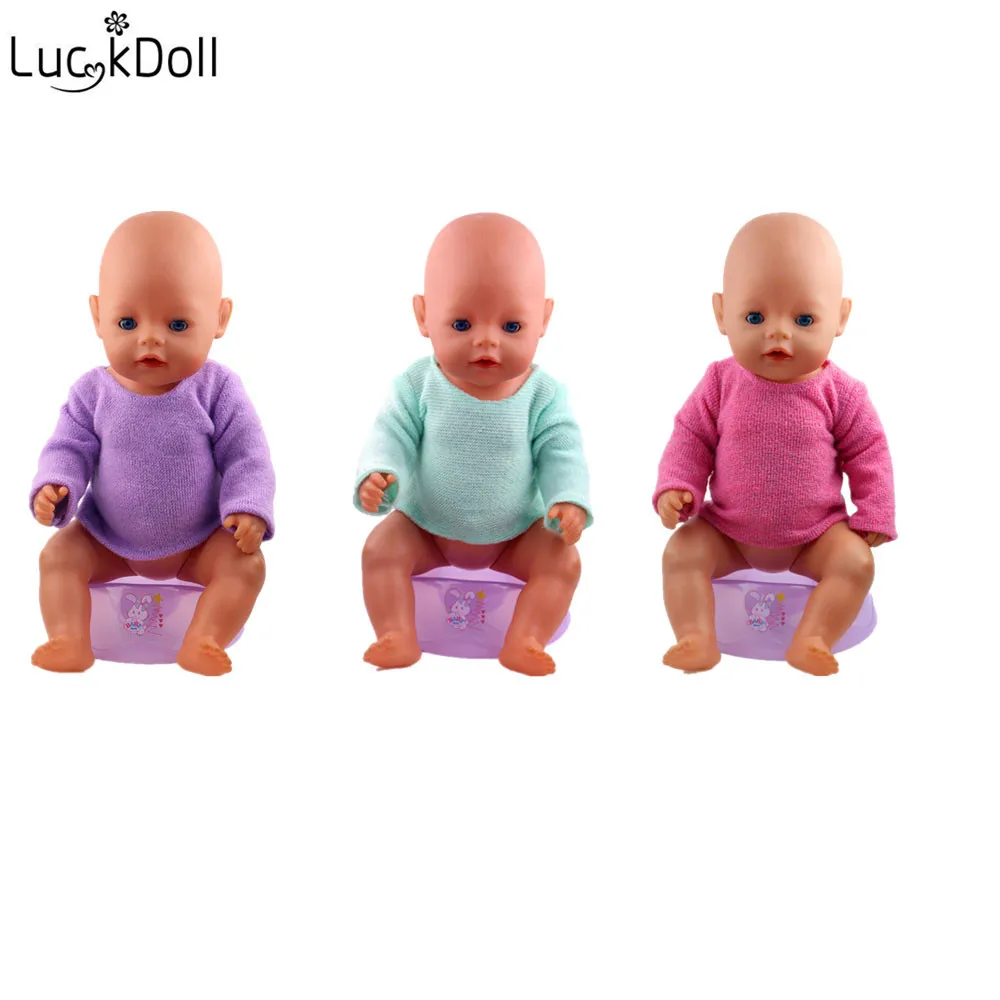 Модная Кукла Lucky новинка вязаный Топ для 18 дюймовой американской куклы или 43 см