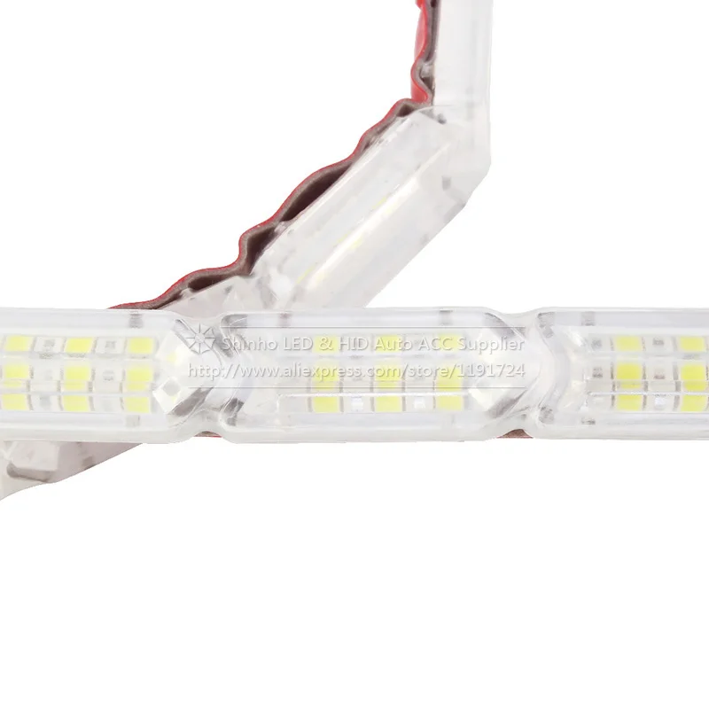 2 pièces bande de LED Flexible DRL feux diurnes étanche à l'écoulement séquentiel phare Switchback coureurs clignotants d'angle DRL