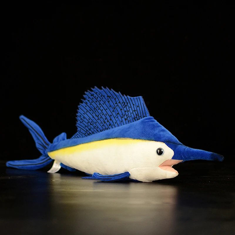 Brinquedos de Pelúcia Animais do Mar Brinquedo de Pelúcia Bonecas para o Presente das Crianças Oceano Polegada cm Longo Lifelike Sailfish Macio Huggable Peixes Sea15.7 – 40