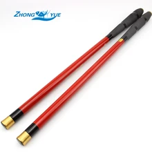 Новинка, красный Мини 2,4 М-5,4 м ультракороткая удочка для ловли карпа, ручная удочка, телескопическая удочка, Углеродные Рыболовные снасти