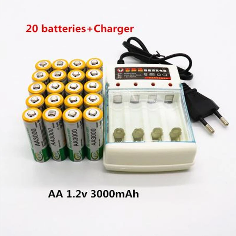 8 шт Dolidada AA батарея 3000 1,2 V Quanlity аккумуляторная батарея AA 3000mAh BTY Ni-MH 1,2 V аккумуляторная батарея+ зарядное устройство