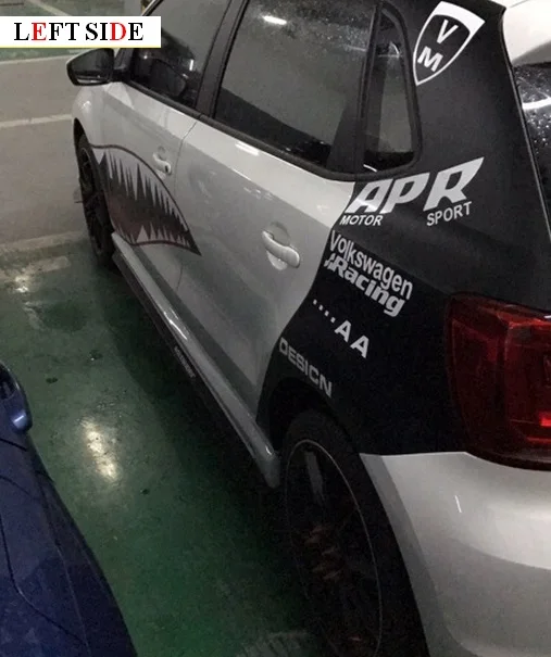Левая сторона автомобиля наклейки Самостоятельная Настройка автомобиля лист доска наклейки автомобиль Стайлинг индивидуальные автомобильные принадлежности для тюнинга водонепроницаемый