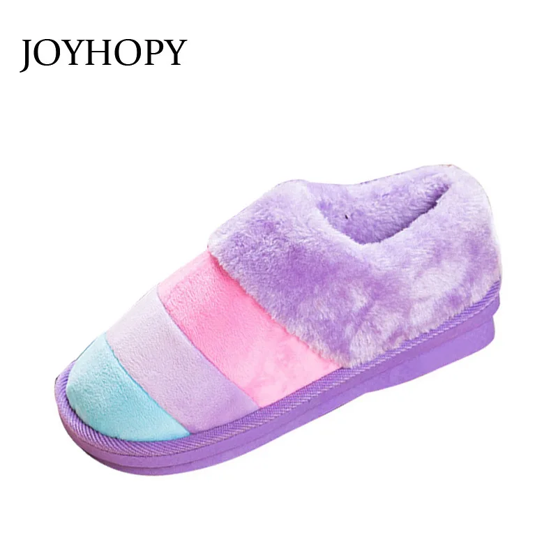 

2018 New Winter Mixed Color Pregnant Women Artificial Fur Home Slippers Plush Warm Flat Shoes Womens Indoor FloorShoes AWH019