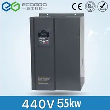 Горячая 55KW/3 фазы 440 V 100A инвертор частоты-векторное управление 55KW инвертор/Vfd 55KW