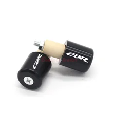 Логотип(CBR) мотоцикл с ЧПУ 7/8 ''Ручка Бар конечных весов ручки Кепки для Honda CB650F CB1000R CBR 600f4i CB400