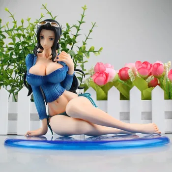 

One Piece Nico Robin Miss Allsunday siting position PVC Action Figures BB swimsuit Sexy girl Anime model Toys