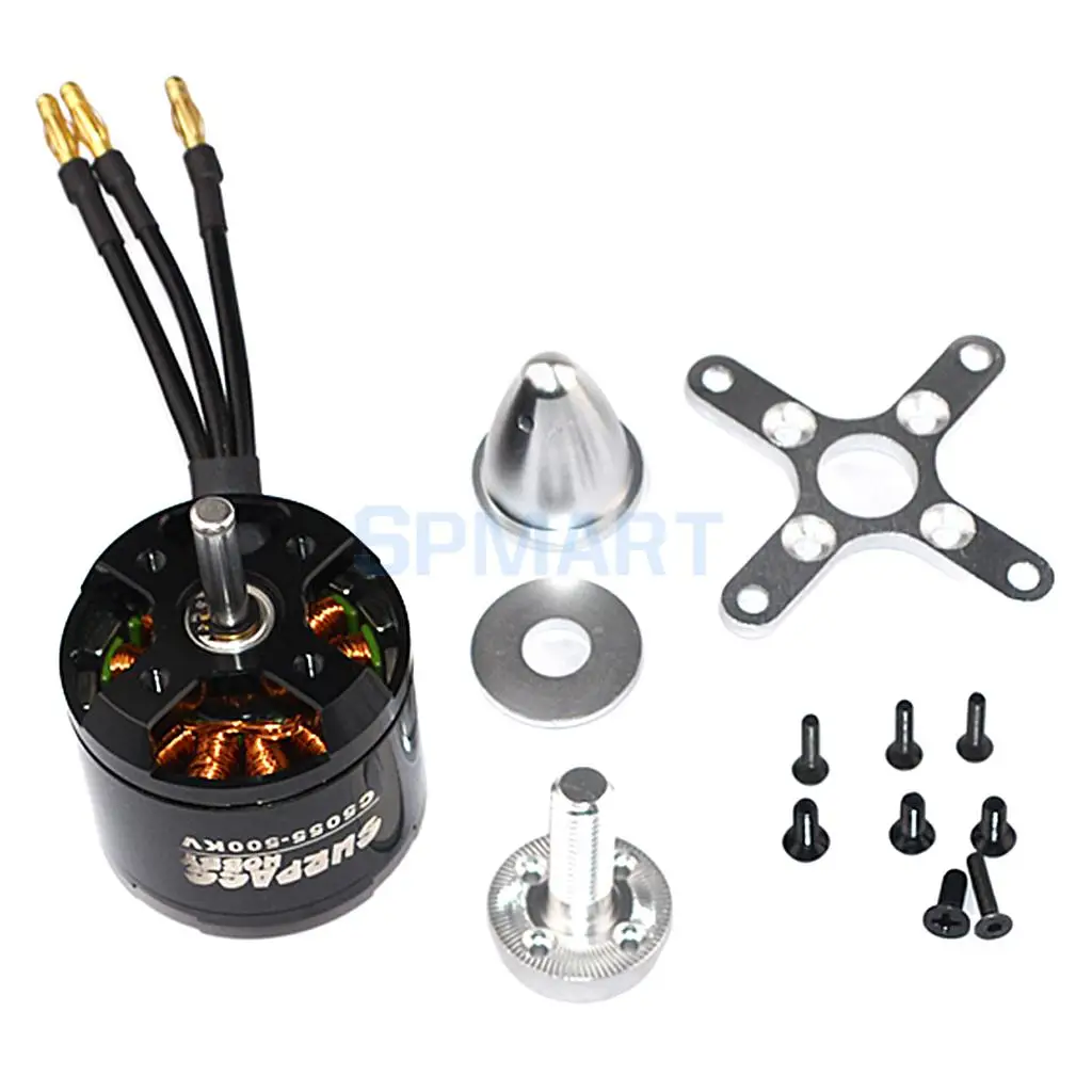 Surpass C4120 500KV 14 Poles Brushless Motor Kit for RC Drone Airplane