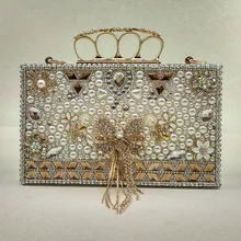 Модные роскошные бриллианты Кошелек вечерние сумочки со стразами женские день сцепления нового прибытия женские сумки из натуральной кожи Свадебная вечерняя сумка для вечеринки кошелек