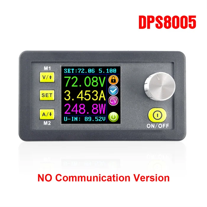 DPS8005 programmable constant voltage current Step-down power supply module Voltmeter Ammeter buck converter 80V 5A 40%Off - Цвет: No Communication Ver