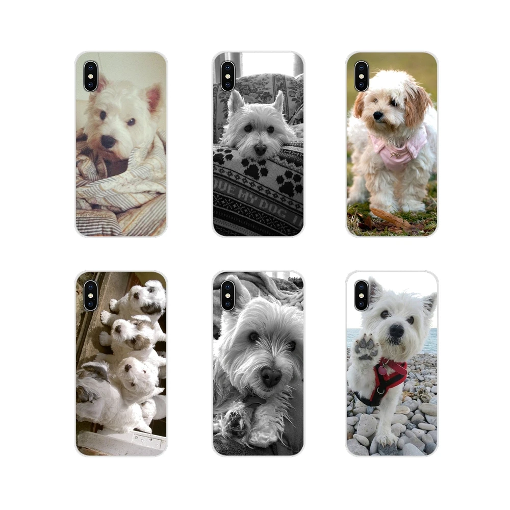 Чехлы для мобильных телефонов West Highland White Terrier Dog Scotland Samsung Galaxy S4 S5 MINI S6 S7 edge S8 S9 S10 Plus