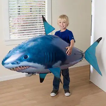 

New Remote Control Shark Toys Air Swimming Fish Infrared RC Flying Air Balloons Nemo Clown Fish Kids Toys Gifts Party Decoration