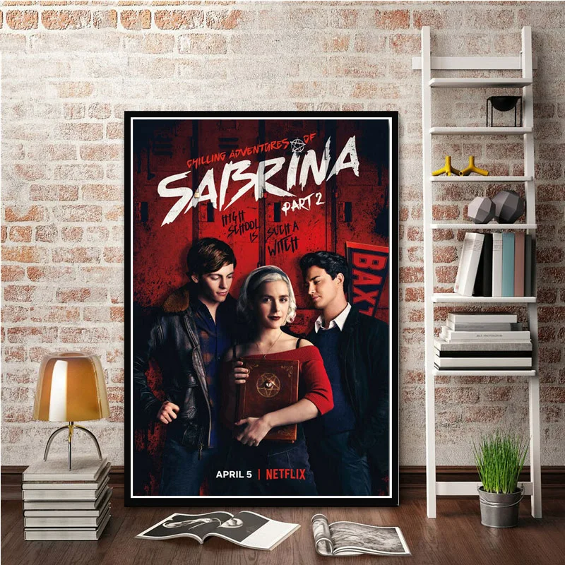 Chilling Adventures of Sabrina Silk Poster Movie Canvas Wall Art Print Picture