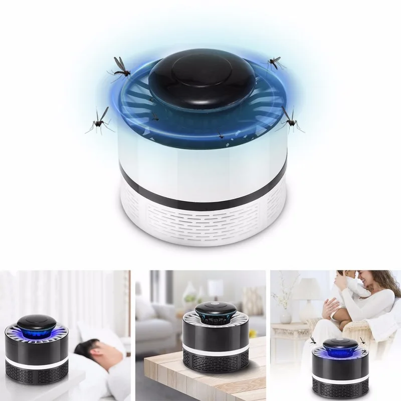 

USB Mosquito killer Lamp Electronics Anti-mosquito Trap Light Photocatalyst Home Insect killer bug zapper Fly electrical Lamp