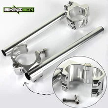 BIKINGBOY алюминиевый сплав 41 мм 7/" разделенный зажим на руль для Suzuki GSF 400 600 Bandit/S GSX 600 F Katana GSXR GSX-R 600