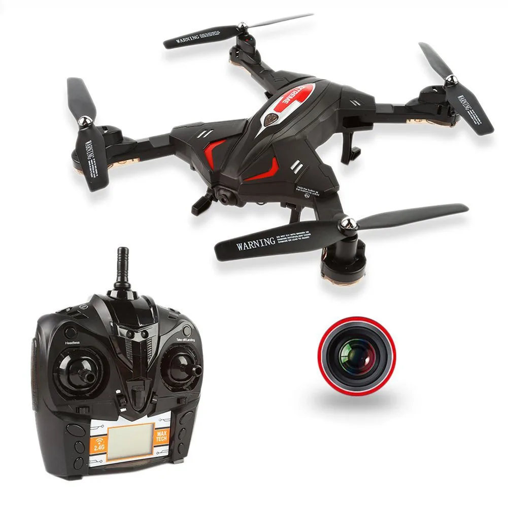 

Skytech TK110HW Foldable 2.4G 4CH 6Axis Gyro Headless Altitude Hold FPV Wifi RC Quadcopter Drone With 0.3MP HD Camera Live Vid
