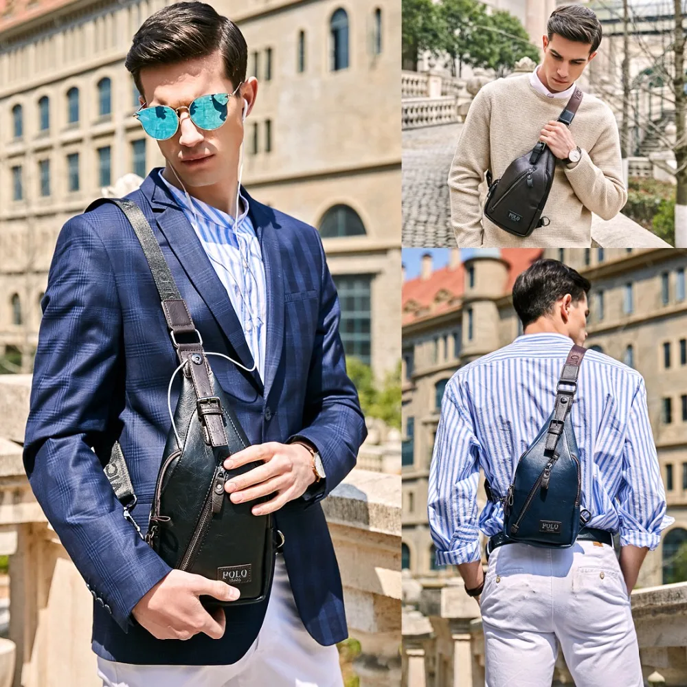 VICUNA POLO известный бренд защитная Магнитная кнопка открытая кожа мужские