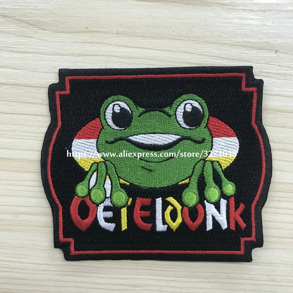 

OETELDONK party Embroidered DECORATIVE PATCHES for clothing jacket cap