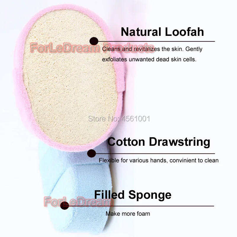 Мочалка губка для мытья душ тела очистка перчатки инструмент мочалка Губка Pad удаление раздражений Ванная комната поставки разные цвета