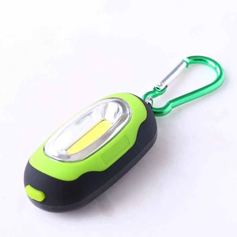 Карманный мини COB светодиодный светильник-брелок для ключей с 3 режимами, маленький брелок для ключей, фонарь-вспышка, светильник фонарь для кемпинга, аварийный светильник s 3* AAA