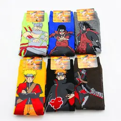 Японского аниме Наруто Uzumaki Naruto Для женщин Для мужчин Косплэй носки Pein Учиха Мадара носки Harajuku Хэллоуин, потому реквизит 6 пар/лот