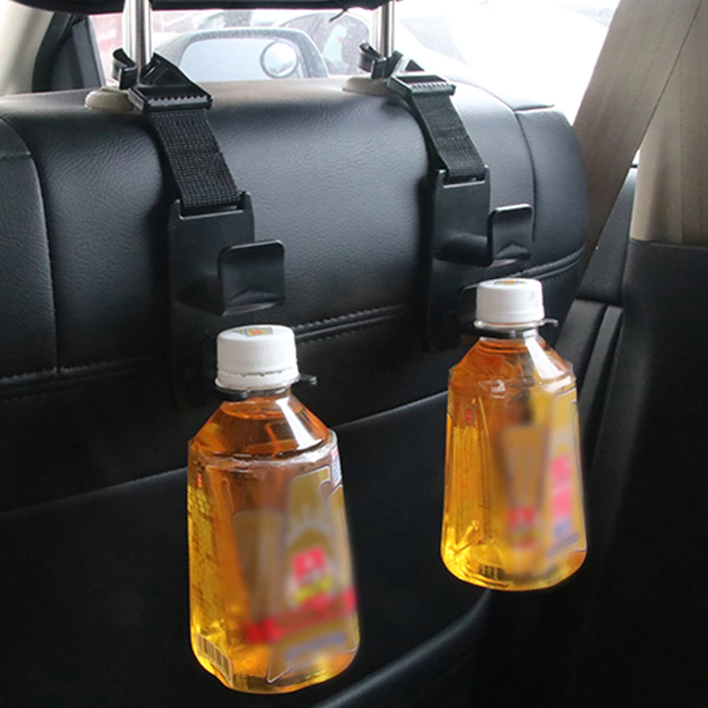 Универсальный подголовник для автомобильного сидения крючки авто заднее сиденье Вешалка легкая установка держатель бутылки для хранения