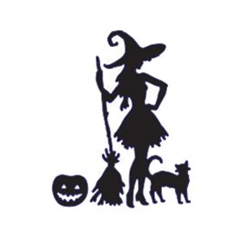 Buy 62x82mm Witch Halloween Metal Cutting Dies new