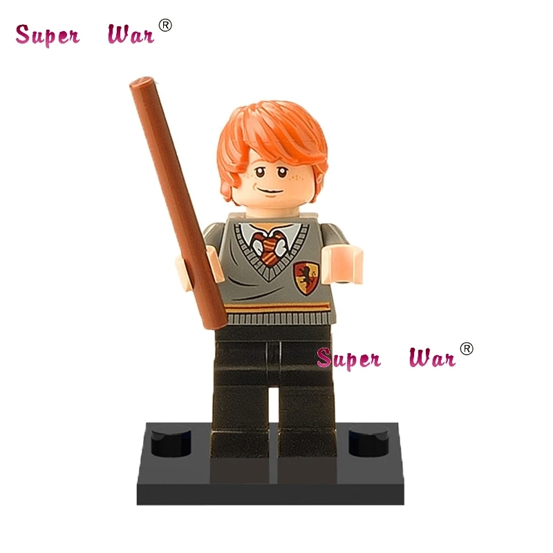 Single Sale star wars superhero Harry Potter Ron Weasley building blocks action sets model bricks toys