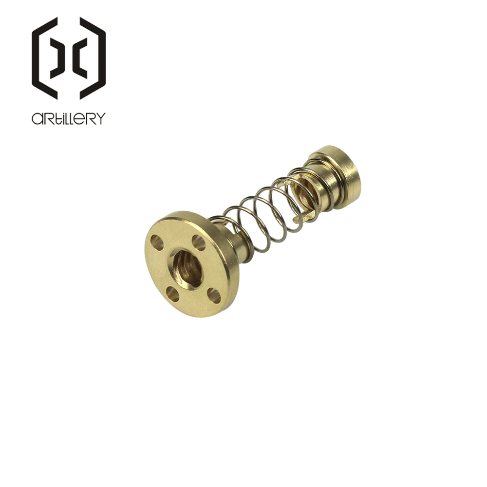 

Threaded Rod Lead Screws DIY CNC 3D Printer Parts T8 Anti Backlash Spring Loaded Nut Elimination Gap Nut for 8mm