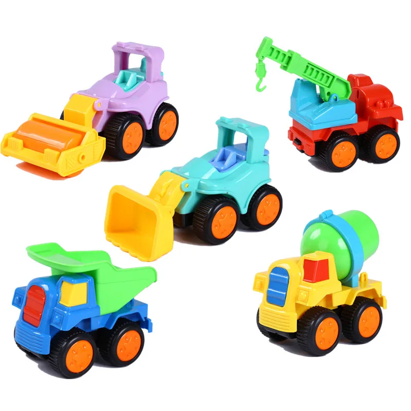 

5pcs/Lot Baby Toy Truck Vehicle Pull Back Car Model Children Playing Toys Beach Sand Tools