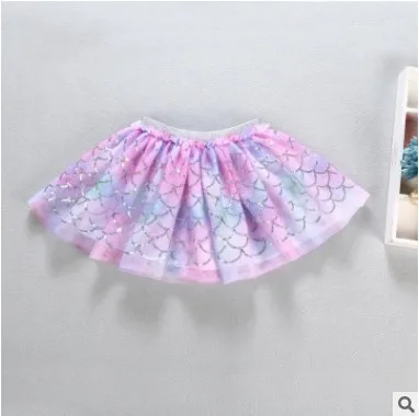 Юбки-пачки для девочек детская балетная юбка с блестками детская юбка летняя Праздничная юбка для девочек фатиновые костюмы BC256 - Цвет: as picture
