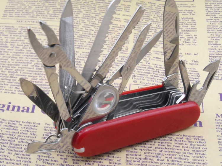 

Super Mulit Swiss 91mm Army Knife Portable Folding Outdoor Camping Hunting Hand Tools Travel EDC Kits