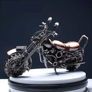 

Modern minimalist motorcycle ornaments creative home living room bedroom bookcase decorations porch crafts small furnishings
