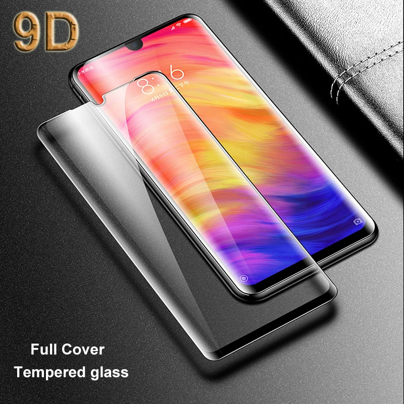 

9D Tempered Glass for Xiaomi 9 SE 8 Lite Play Pocophone F1 Screen Protector for Redmi Note 6 Pro Note 7 Pro Mi 7 Red mi Go Black