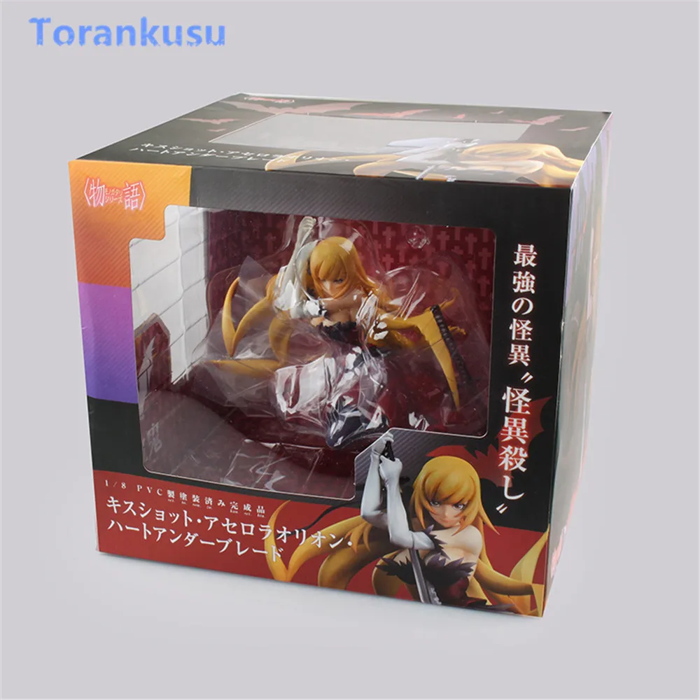 Monogatari Nisemonogatari Oshino Shinobu Action Figure Weapon Ver. PVC Figma Doll Sexy Figure Gift Model Figuras Anime Toys PG