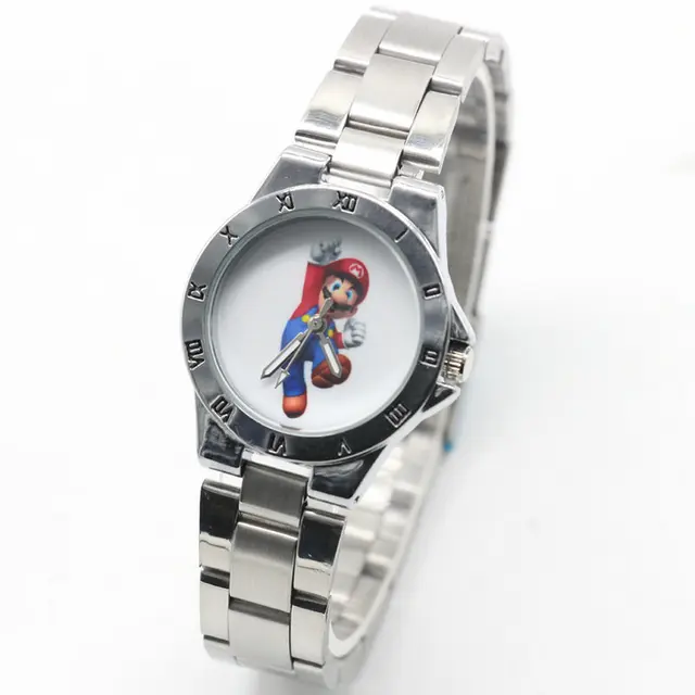 2018 New super mario cartoon lady Luxury watch stainless steel Fashion Quartz Wa 2018 New super mario cartoon lady Luxury watch stainless steel Fashion Quartz Wa