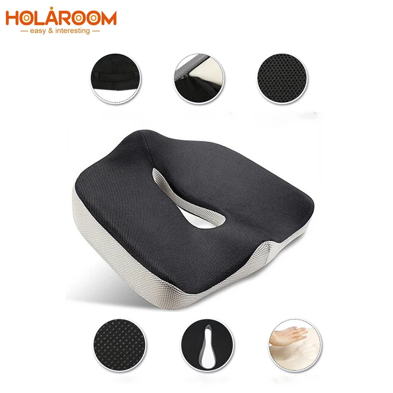

Orthopedic Comfortable Memory Foam Cuhsion Chair Car Seat Cushion for Lower Back Tailbone Medical Cushion with Core Almofadas