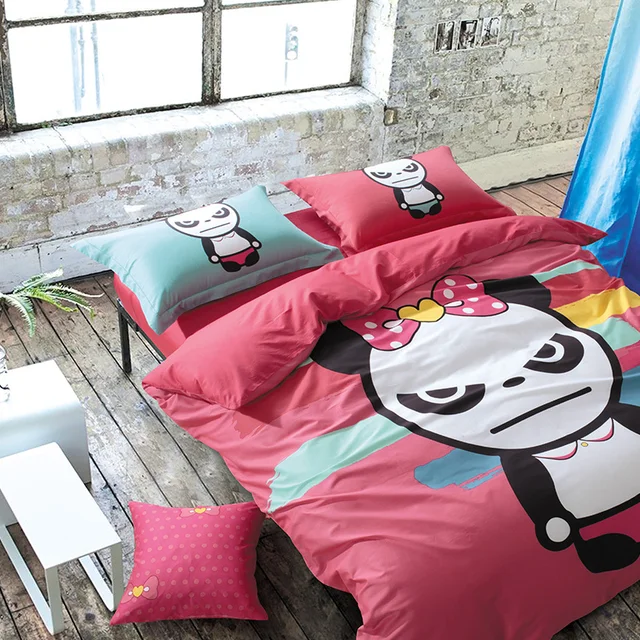 Designer Bedding Brand Set Kung Fu Panda Kids Kawaii Designer Bedding Brand Set Kung Fu Panda Kids Kawaii Anime Bed Sheets Conforter