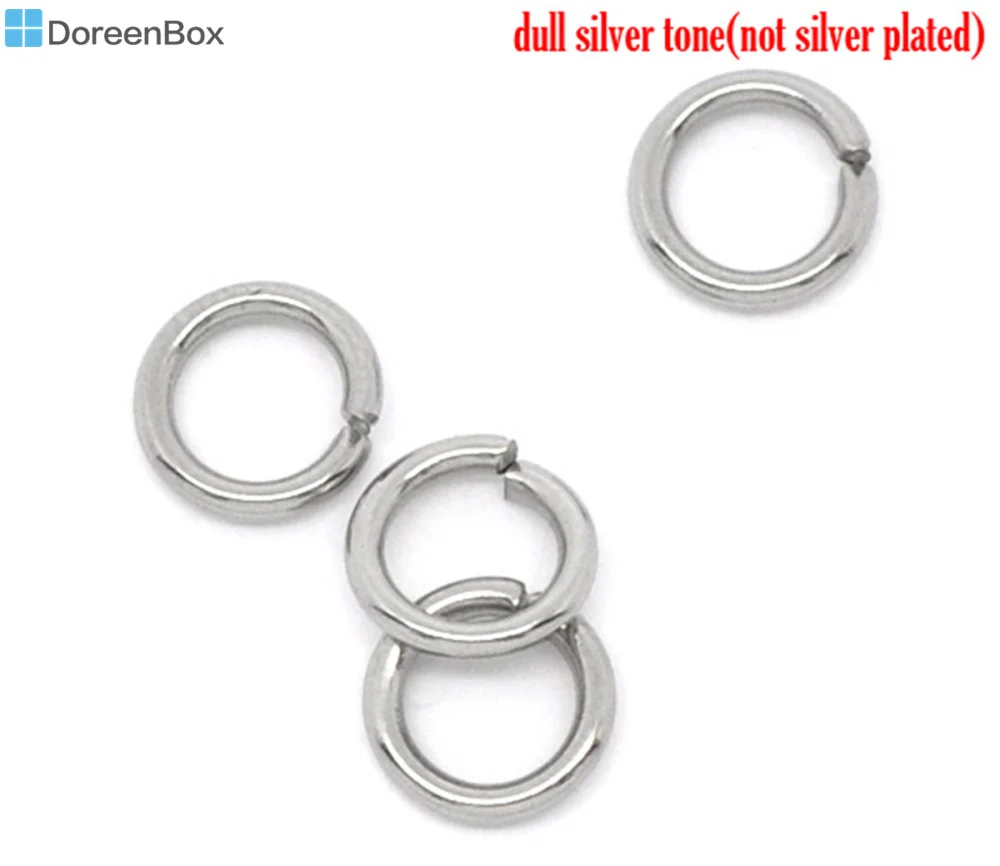 

Lovely Jewelry! 500 Stainless Steel Open Jump Rings 6mm Dia. Findings (B10270)