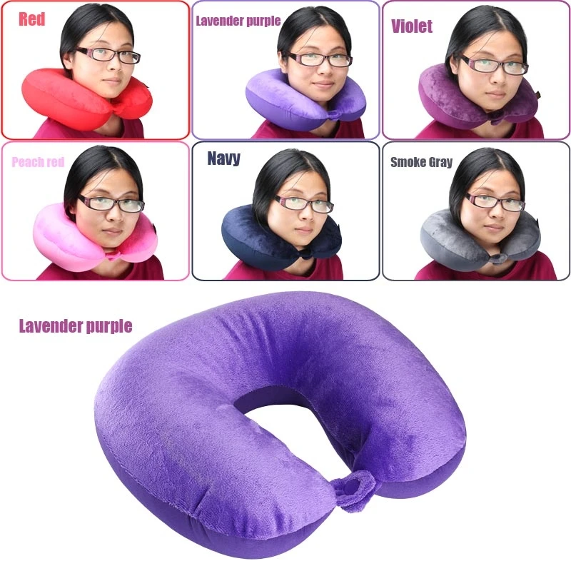 New Comfort Car U-shaped Memory Foam Cotton Travel Neck Rest Soft Cushion Pillow