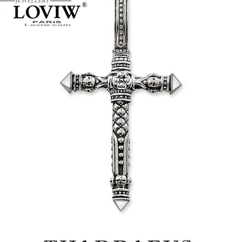 

Pendant Cross Brand New Fashion Faith Jewelry Style Bijoux Necklace Accessories Gift For Woman Rebel Men thomas sabor