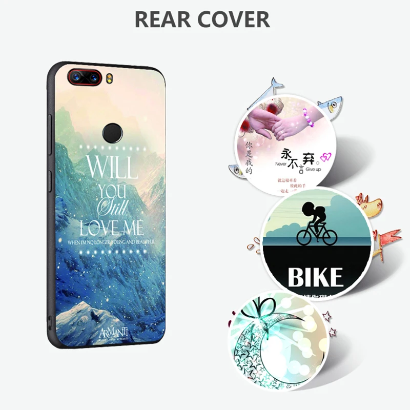 ZTE Nubia Z17 Case Original Cover for Nubia Z17 Case bag Cover Skin Wolf Fish Skull z17 Fundas 100% BiNFUL 2