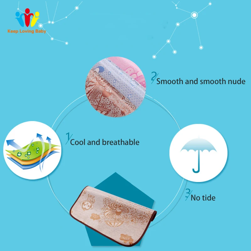 Baby Nappy Changing Pad Cotton Ecologic Diaper Changing Table Sheet Infant Change Mat Cover Cartoon Baby Waterproof Bed Mattress