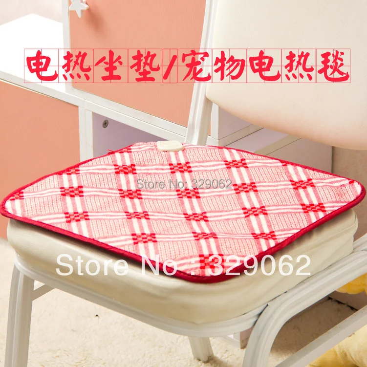 Cartoon small electric heating blanket cushion office chair heated seat pet pad | Дом и сад