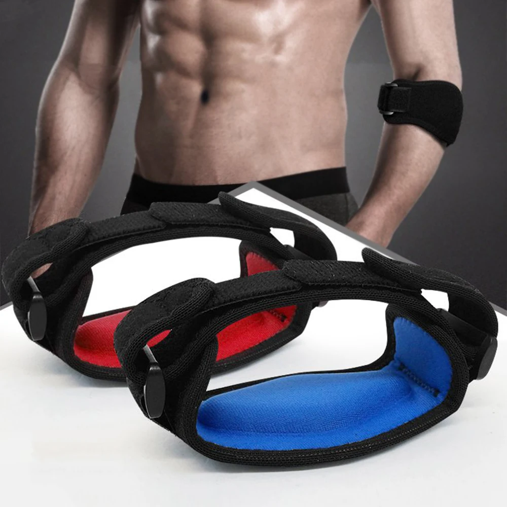 

Adjustable Tennis Elbow Support Guard Pads Pain Relief Bandage Elbow Lateral Pain Syndrome Epicondylitis Brace