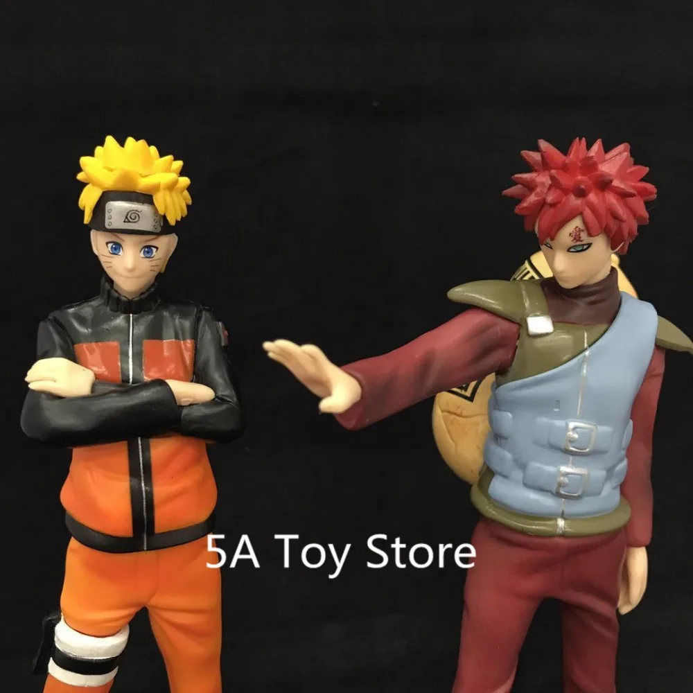 2 шт./лот Аниме Naruto Shippuden Uzumaki & Gaara фигурка ПВХ Коллекционная модель игрушка кукла