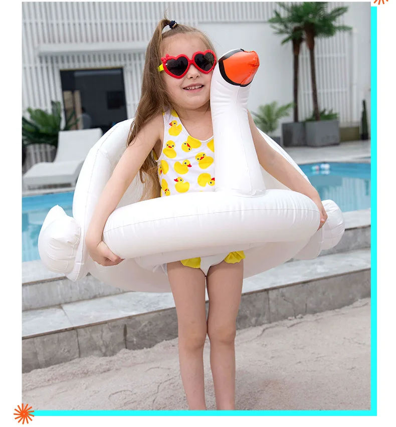 Bebê Inflável Piscina Flutuante com Sombrinha Ride-On