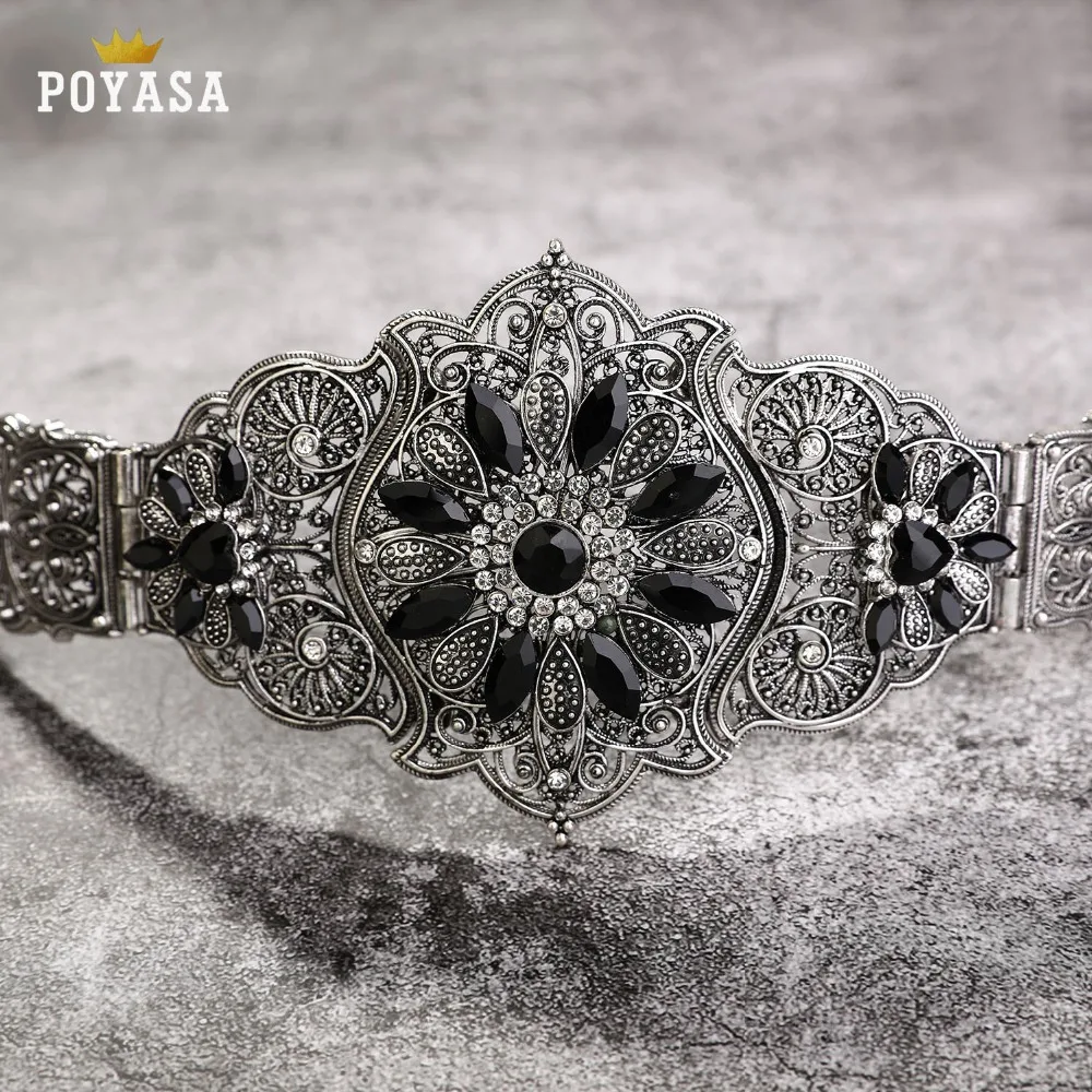 

2019 New arrival Caucasus Ethnic old gold belt for women Caucasus traditional wedding waist chain for women free shipping