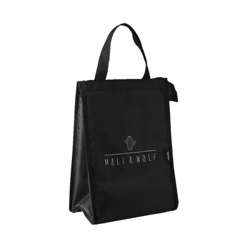 Портативный Термоизолированный кулер модная сумка для обедов Tote сумка для хранения пикника - Цвет: D