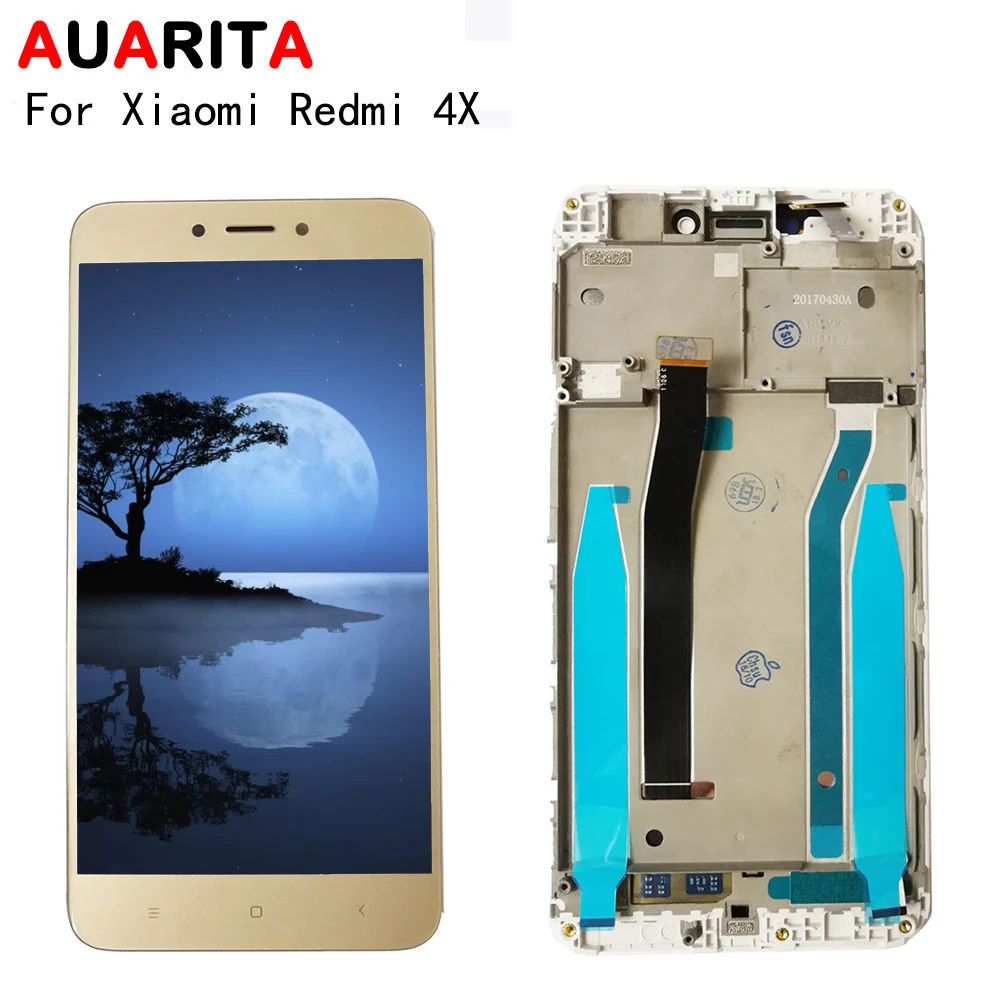 Goede LCD Voor Xiaomi Redmi 4X LCD Touch panel Display Screen Digitizer met frame Vergadering voor glas Voor Redmi 4X4 X met tool