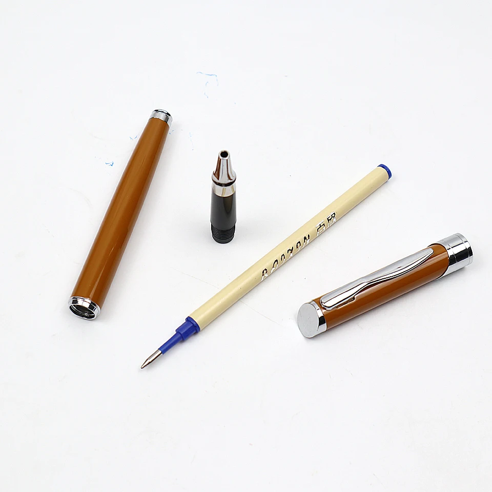 Высококачественная металлическая перьевая ручка Iraurita, обтекаемая Серебряная ручка с зажимом, роскошная чернильная ручка 0,5 мм, деловая ручка, офисные школьные принадлежности